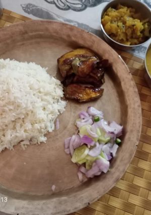 A picture of Masoor dal tangy.