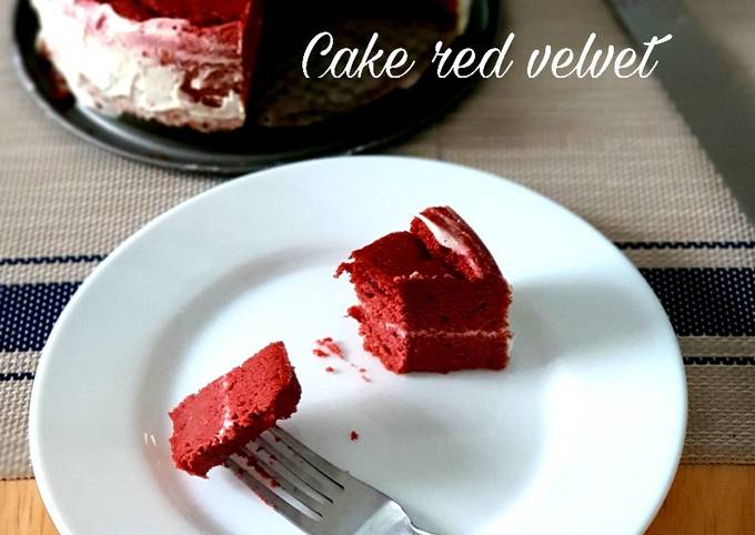 Resep Cake red velvet #ketofriendly yang Enak