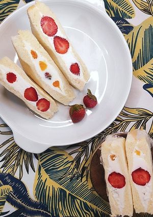 Foto resep Fruit Sando Sandwich