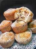 Muffins de chocolate y avellanas
