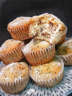 Una foto de Muffins de chocolate y avellanas
