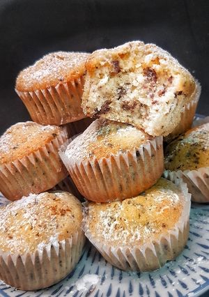 Una foto de Muffins de chocolate y avellanas