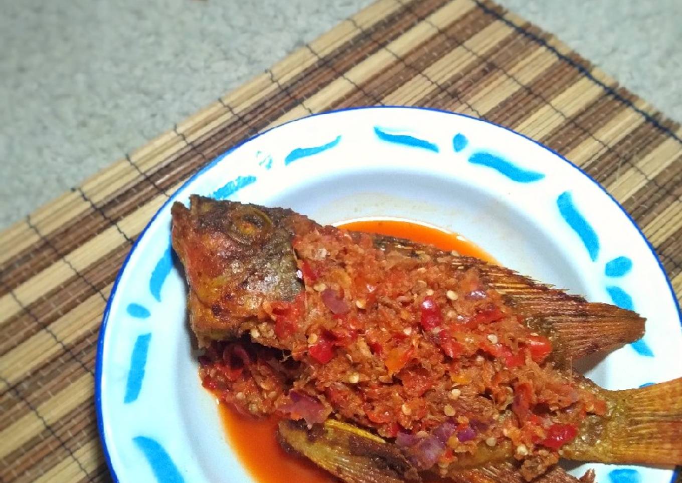 Ikan Nila Goreng Sambal Pecak Jahe