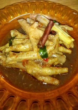 Foto resep Ceker masak kicap pedas manis