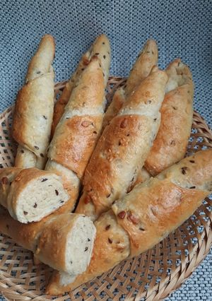 Magvas egyenes kifli recept fotója