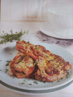 A picture of Cheese and Onion Pork Chops.