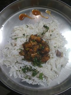 A picture of Chatpata mint aloo / potato.