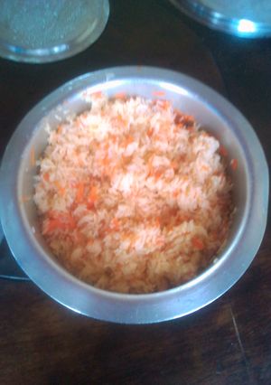 A picture of Vegetable rice.