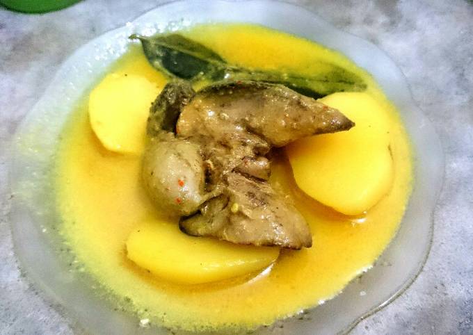 Resep Gulai kentang ati ampela oleh Bunda Athalla - Cookpad