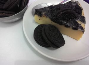 Foto resep Cheese Cake Roti Tawar Toping Oreo