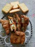 Biscuits Sandwich Paneer pakorda