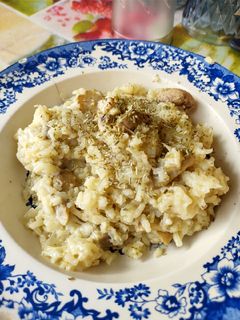 Una foto de Risotto de Champiñones