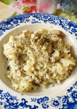Una foto de Risotto de Champiñones