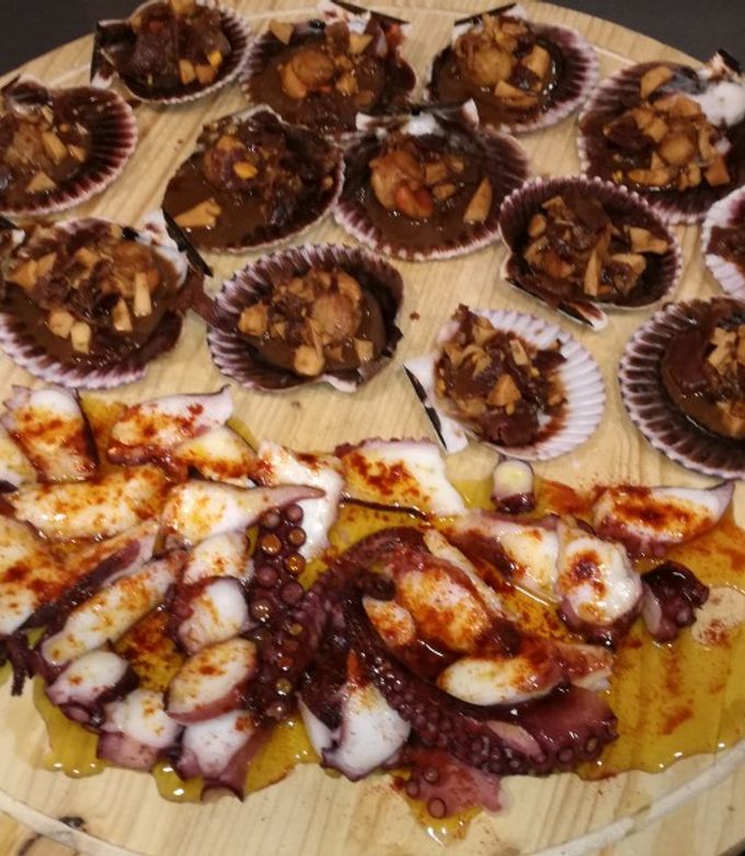 Foto principal de Pica pica de pulpo y zamburiñas