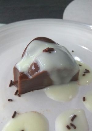 Foto resep Puding coklat vla