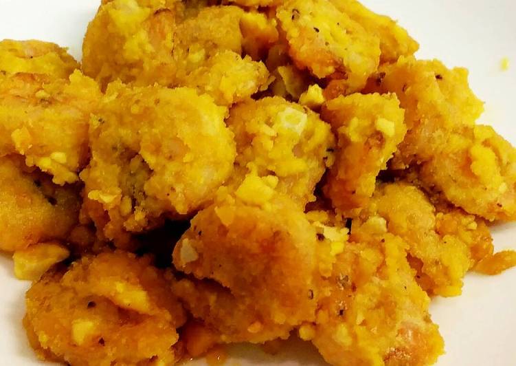 Resep: 💢Udang Goreng Saus Telur Asin 💢#ketopad yang Nikmat