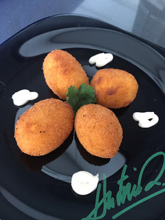 Una foto de Croquetas de calabaza y parmesano