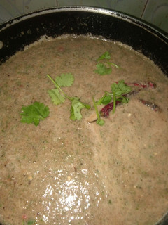 A picture of Pudina rasam Madhu style.