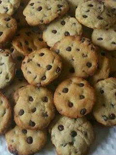 A picture of Soft and Chewy Chocolate Chip Cookies.# Christmas baking.