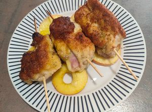 Una foto de Cachopos de pollo y manzana