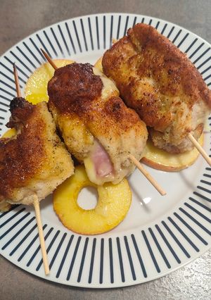 Una foto de Cachopos de pollo y manzana
