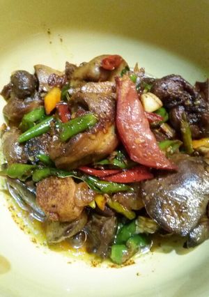Foto resep Ati ampela masak cabe ijo