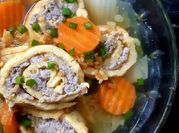 A picture of minced meat soup