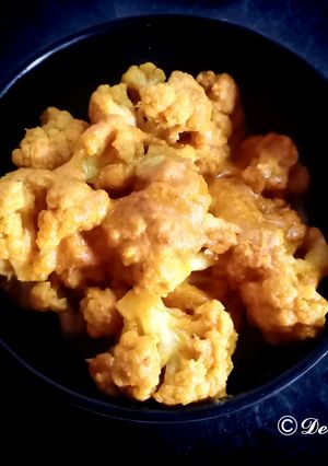 A picture of Roastd Cauliflower.