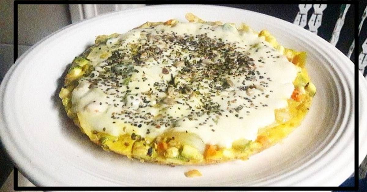 Tortilla de huevo y verduras Receta de Chef En Reparacion Cookpad