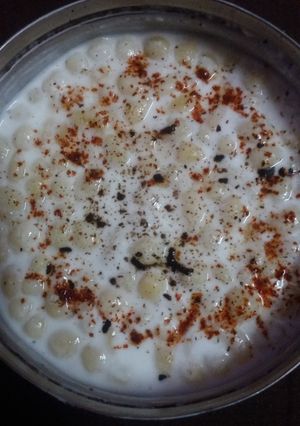 A picture of Boondi Raita.