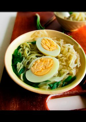 Hình của món MÌ THẢO MỘC (mì tươi tự làm nhà).