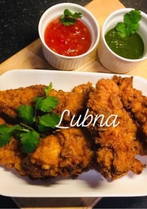 A picture of KFC style fried Chicken:.