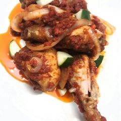 A picture of Peppered chicken.