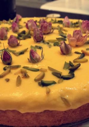 صورة لوصفة شيز كيك المانجو 🍰💛