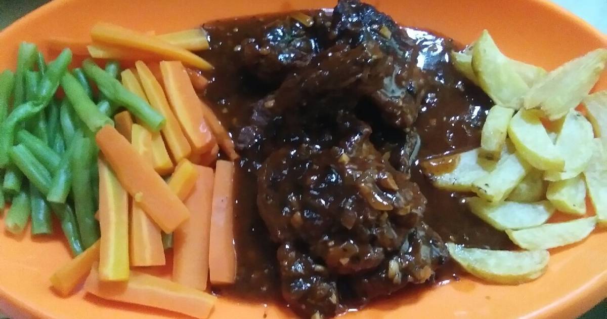 Resep Steak Sapi Ala Teflon Oleh Imas Cynthia Wardani Cookpad 