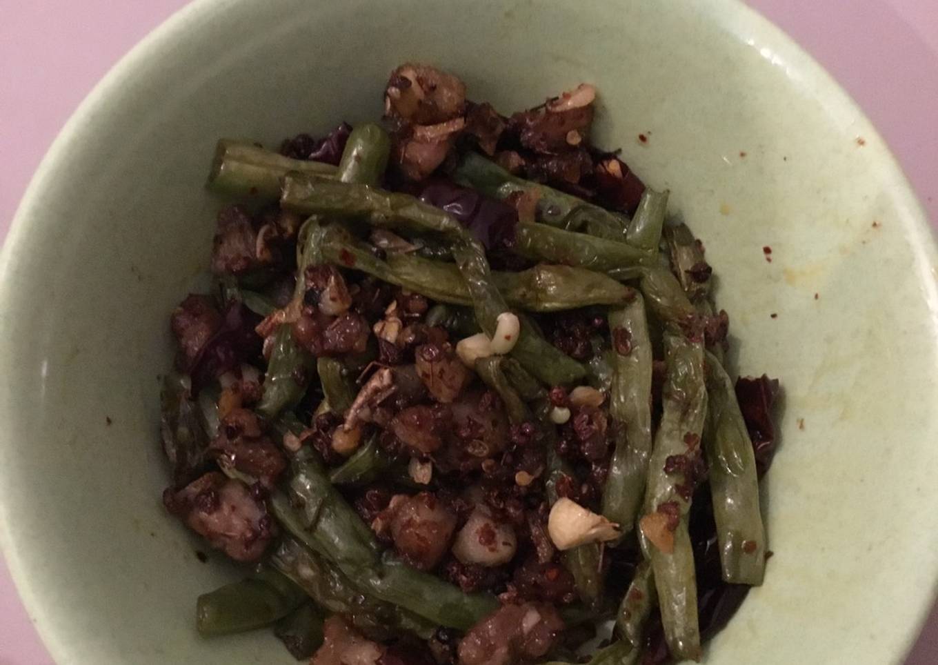 Buncis Ala Sichuan Pakai Daging