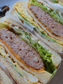 【早午餐】漢堡排三明治 的食譜成品照片