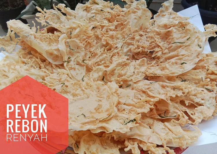Cara buat Peyek rebon renyah dan gurih yang lezat dan Mudah Dibuat
