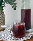 Agua de jamaica con canela