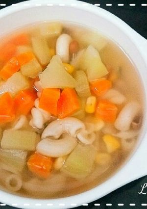 Foto resep MPASI - 12M+ Sop Macaroni