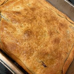 A picture of Cherry & White Chocolate Cobbler.