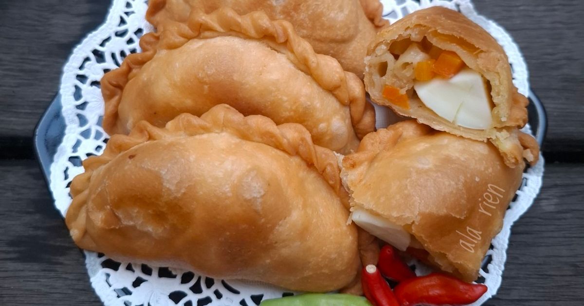 Kulit Pastel Tanpa Telur Isi Makaroni Kentang Wortel Telur