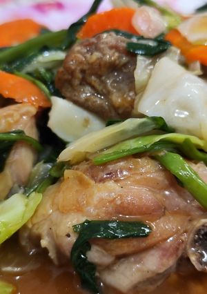 Foto resep Ayam sayur