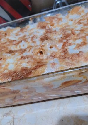 صورة لوصفة طاجن معكرونه بالكبده