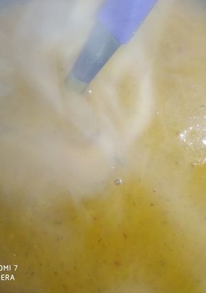 Una foto de Sopa de verduras con queso