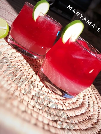 Easy Steps to Prepare Recipe Red electric lemonade that is Really Delicious, So Delicious}