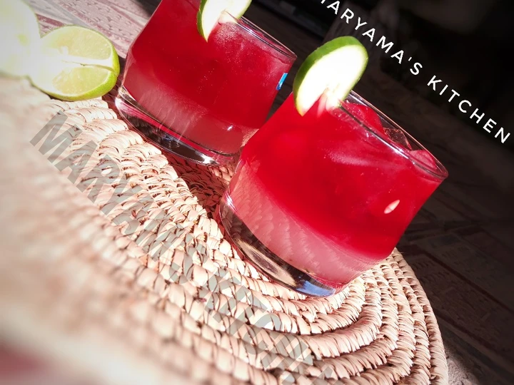 Easy Steps to Prepare Recipe Red electric lemonade that is Really Delicious, So Delicious}