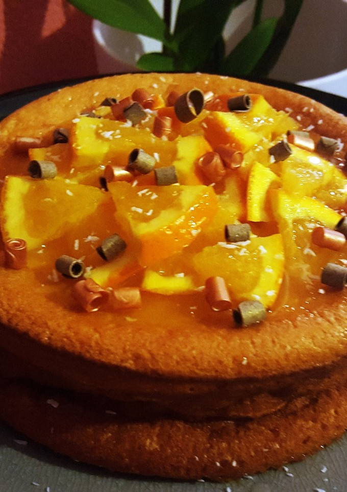 Una foto de Pastel turco de yogur (Tarta de yogur griego)