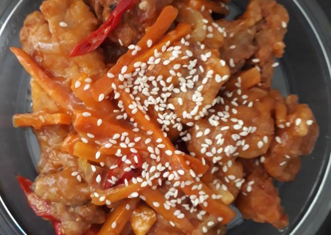 Cara Gampang Menyiapkan Ayam Tepung Saus Asam Manis, Bisa Manjain Lidah