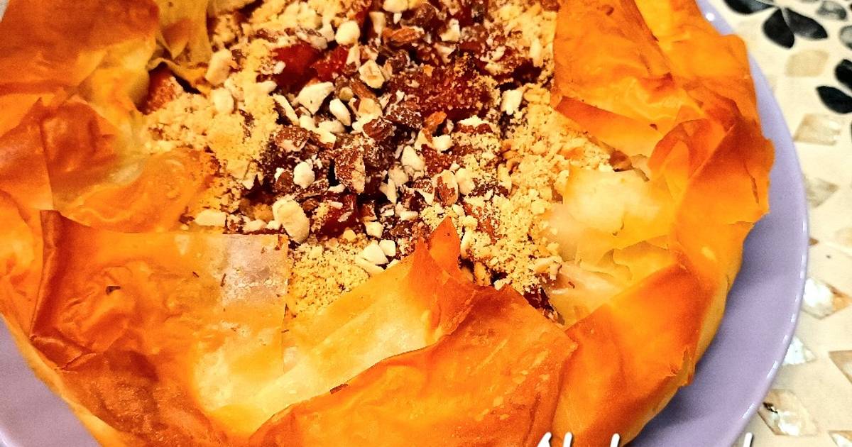 Apple pie in phyllo dough Recipe by ALEX xx 🇬🇧🇱🇹 - Cookpad